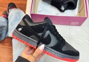 Dunk Low - Blackout & Red Pro