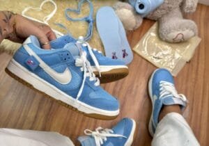 Dunk Low Teddy - Blue Women's