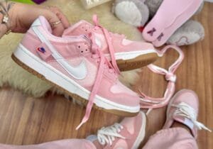 Dunk Low Teddy - Pink Women's