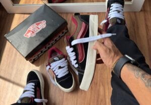 Vans Knu Skool - Crimson Edge