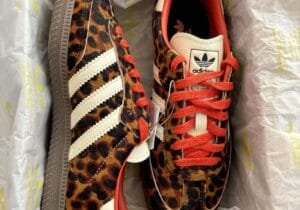 Samba OG - Preloved Red Leopard